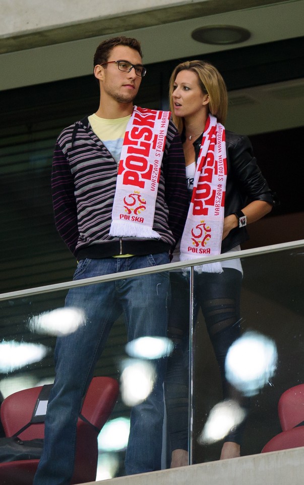 Jerzy Janowicz i Marta Domachowska