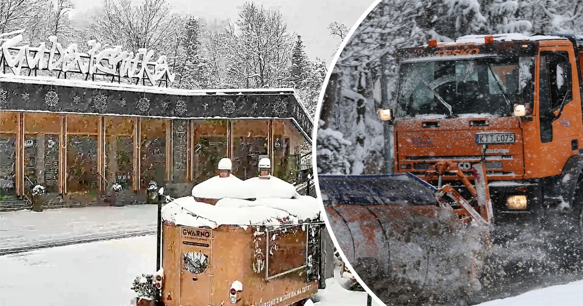 Cała Polska śmieje się z Zakopanego. Miasto tłumaczy, dlaczego pozbywa się śniegu