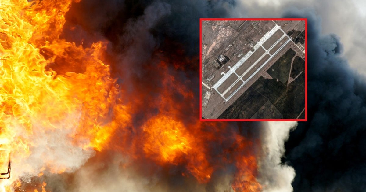 Zmasowany nocny nalot dronów na Rosję. Eksplozje na trzech lotniskach