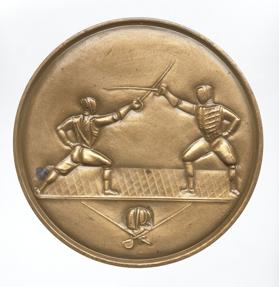 Józef Klukowski - medal nagrodowy Sportowych Klubów Wojskowych (1938 r.)