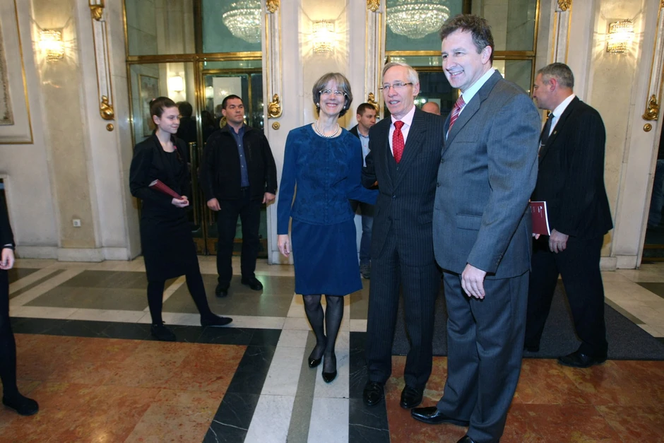 Ambasador SAD u Srbiji Majkl Kirbi sa suprugom