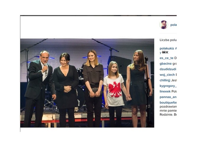 Paweł Kukiz z rodziną