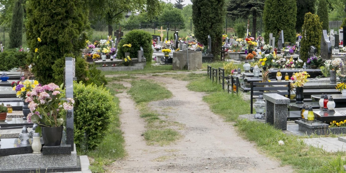 Przerażające odkrycie na cmentarzu we wsi Szyleny pod Braniewem