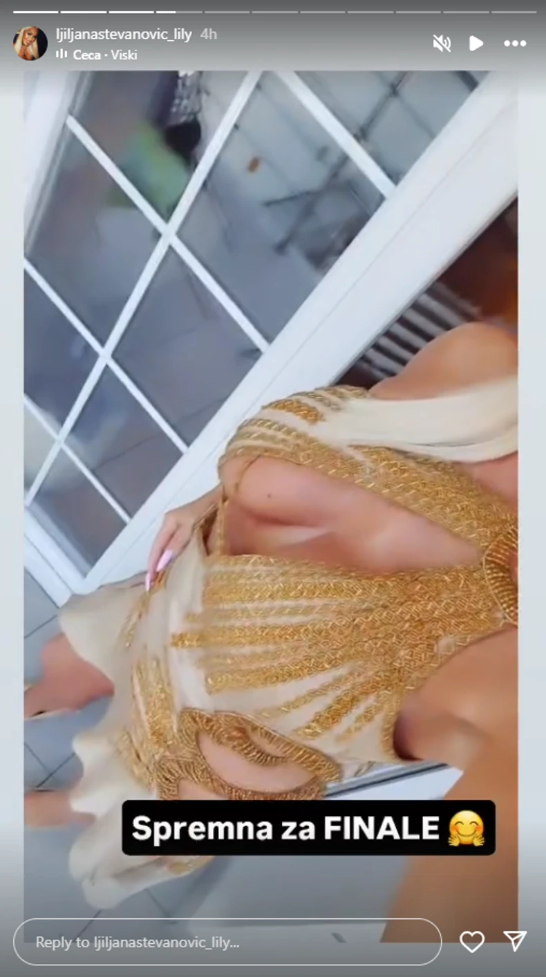 Lili u haljini za finale Farme 8