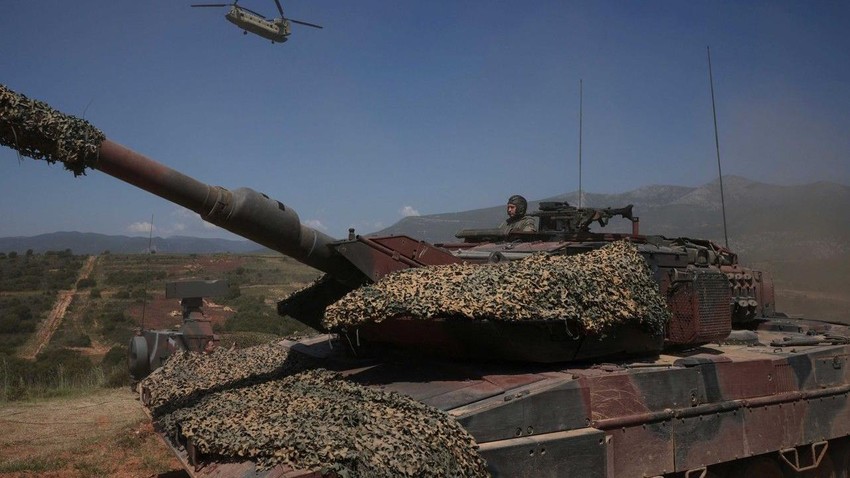 Hrvatska je u decembru 2025. potpisala ugovor o kupovini 44 tenka Leopard iz Nemačke, a za to će platiti oko 1,5 milijadi evra | Foto: REUTERS/Louisa Gouliamaki