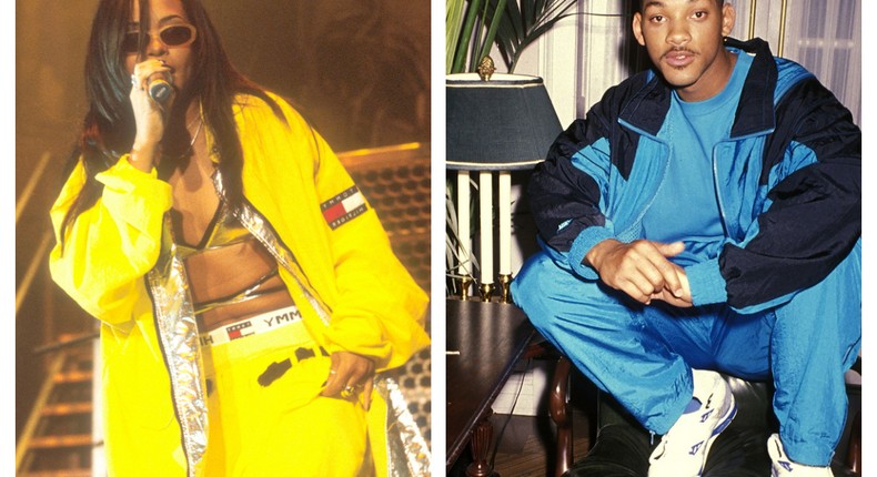 Aaliyah, Will Smith typified the 90s [pinterest]