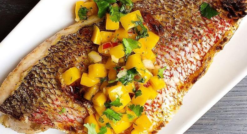 Broiled Snapper