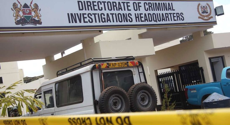 The headquarters of the Directorate of Criminal Investigations (DCI) along Kiambu Road, Nairobi. 