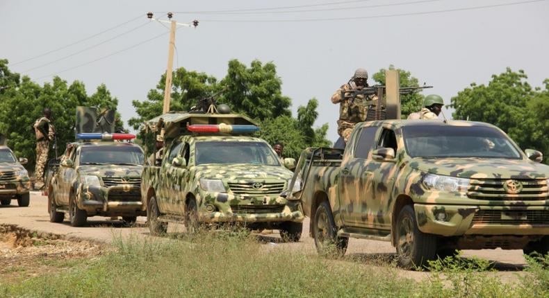 The military is coordinating with other security agencies for the return of the school students [AFP]