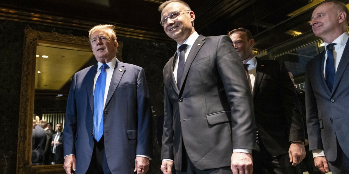 Donald Trump i Andrzej Duda