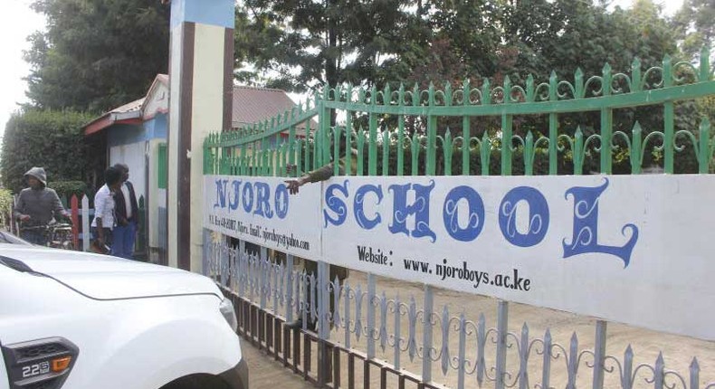 Njoro Boys High School has been closed indefinitely.