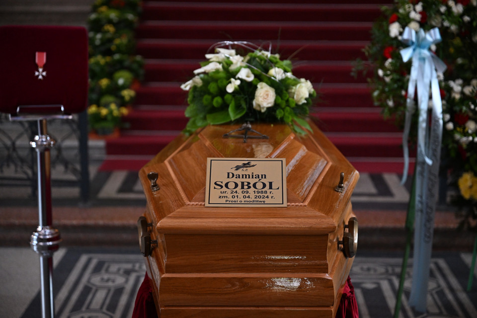 Pogrzeb Damiana Sobola w kościele pw. św. Józefa w Przemyślu