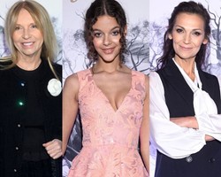 Bojarska-Ferenc z torebką za kilkadziesiąt tysięcy, Bończyk w kusej mini i Dankwa jako modelka. Tłum gwiazd na pokazie Doroty Goldpoint [FOTO]