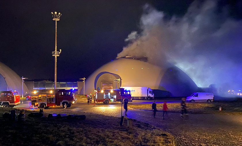 Pożar studia filmowego w kompleksie Alvernia Planet
