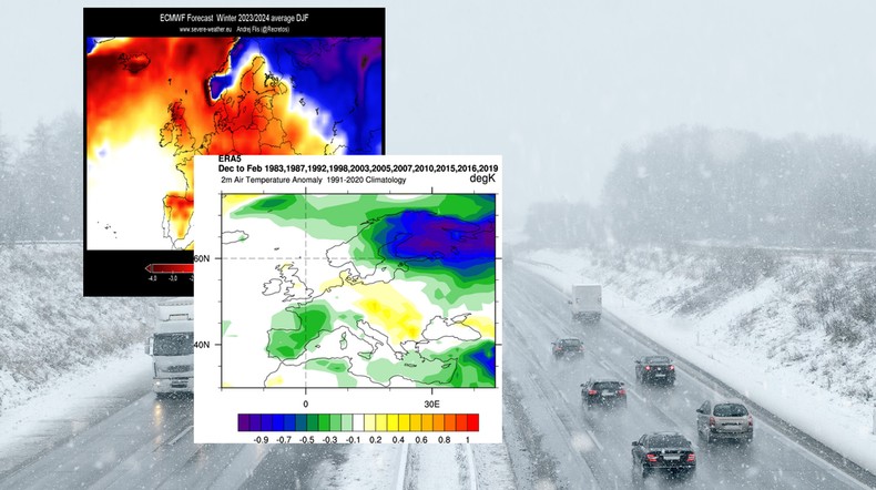 El Niño zdecyduje o pogodzie podczas nadchodzącej zimy (screeny: severe-weather.eu/ECMWF)