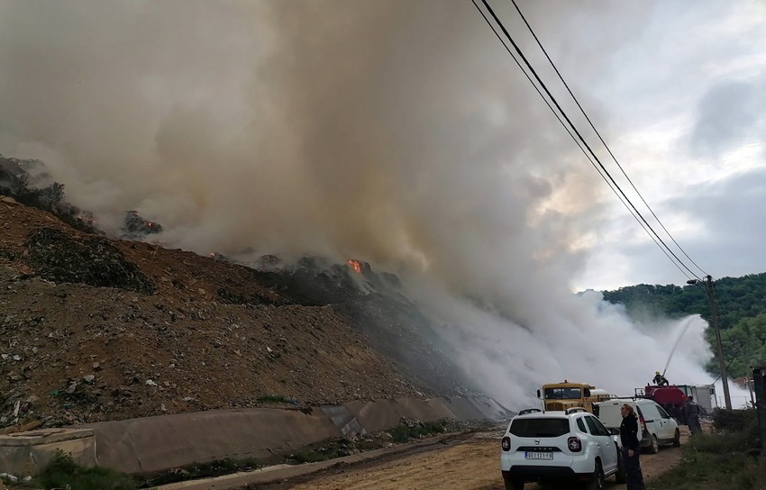 Požar na deponiji Duboko 