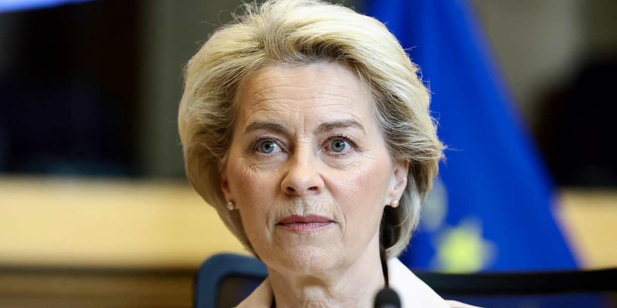 Przewodnicząca Komisji Europejskiej Ursulę von der Leyen.