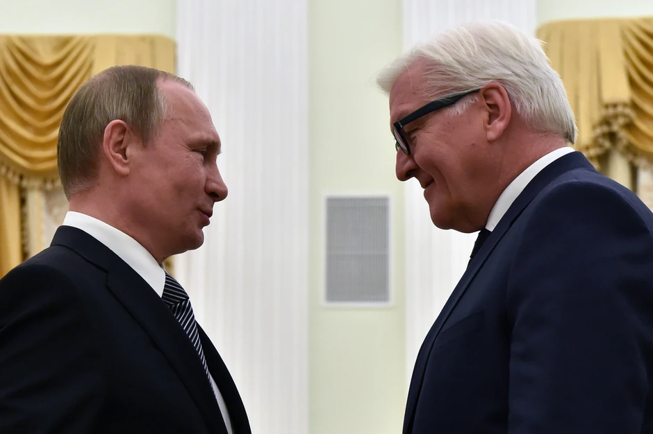 Vladimir Putin i Frank Valter Štajnmajer u Moskvi 2016.