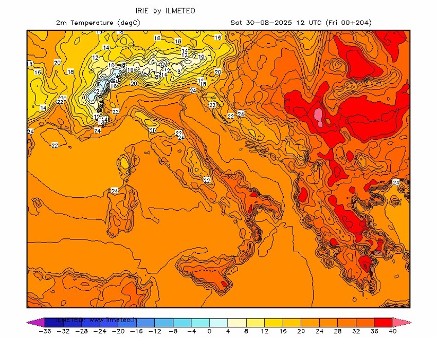 Mapa za subotu, 30. avgust