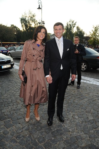 Wojciech Olejniczak z żoną