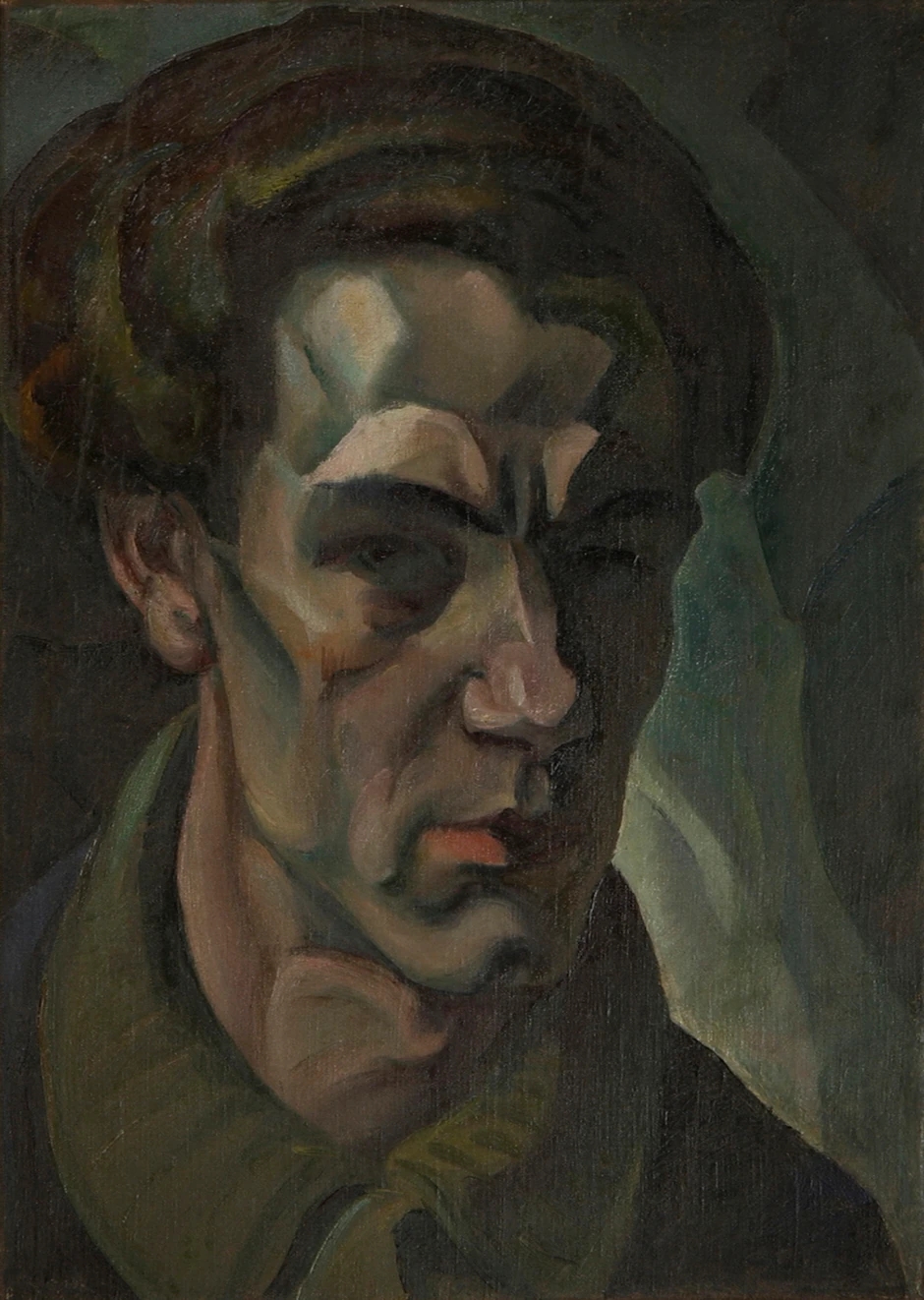 Veljko Stanojevic, Autoportret, 1921 