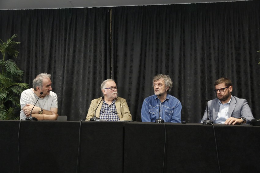 Miroljub Stojanović, Miroslav Lekić, Emir Kusturica i Ivan Karl