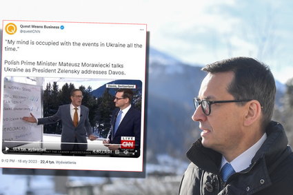 Morawiecki do dziennikarza CNN: ma pan chyba złe notatki