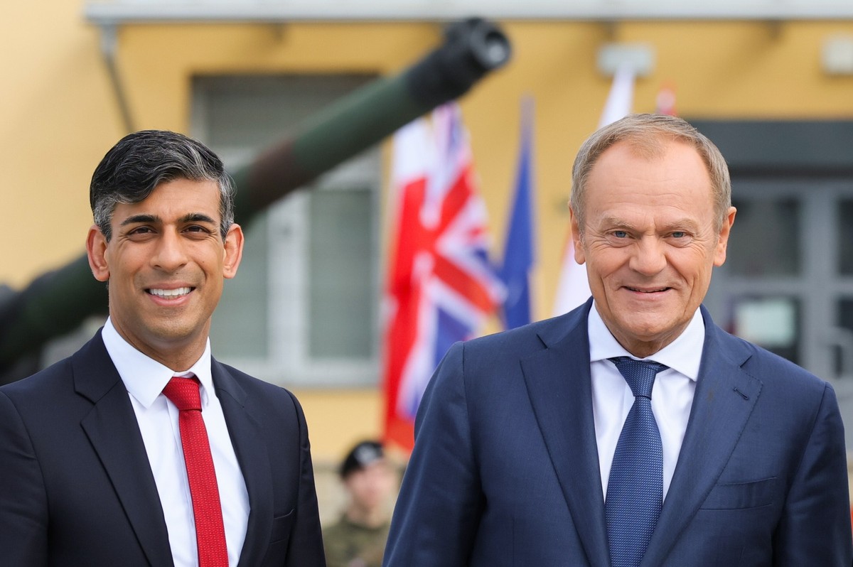 Rishi Sunak w Polsce. "W tej chwili ogłaszam..."