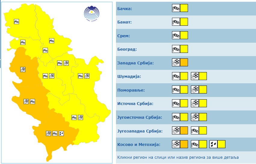 Meteoalarm 20.11.
