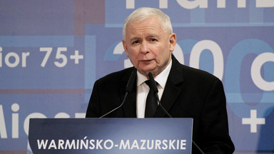 Jarosław Kaczyński w Olsztynie: niechęć do własnego narodu to choroba części sędziów