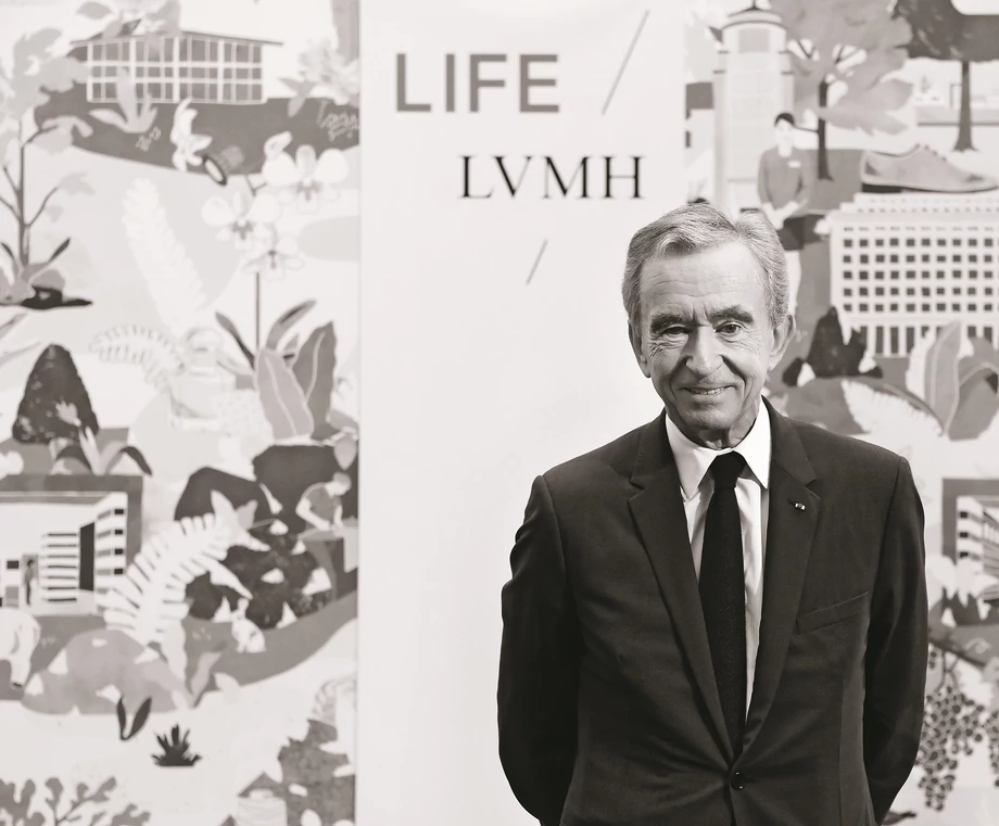 Najbogatszy europejczyk, Bernard Arnault, szef LVMH.