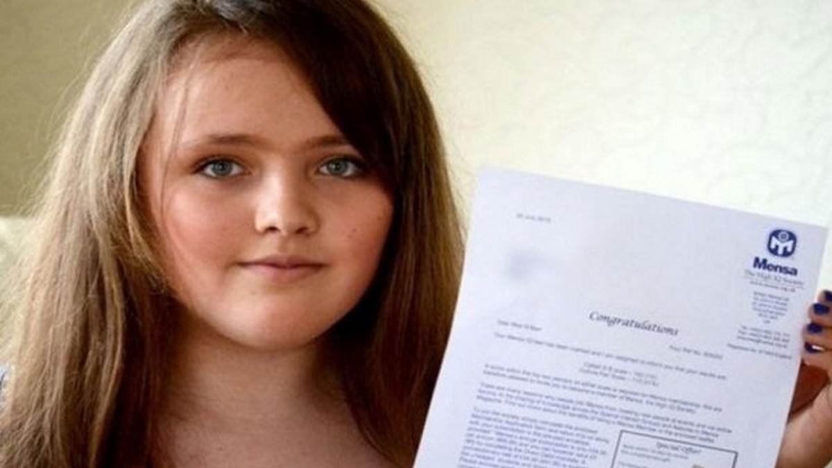 Nicole Barr to 12-letnia dziewczynka z Essex w Anglii, która może się pochwalić takim ilorazem inteligencji, jaki ma tylko 1% ludzi na świecie. Na teście Mensy osiągnęła maksymalny wynik.