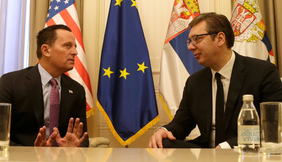 Ričard Grenel i Aleksandar Vučić