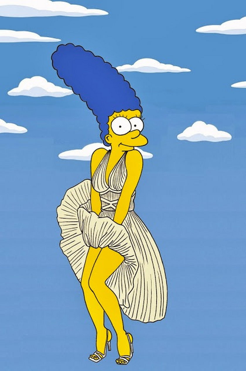 Marge Simpson jako Marilyn Monroe