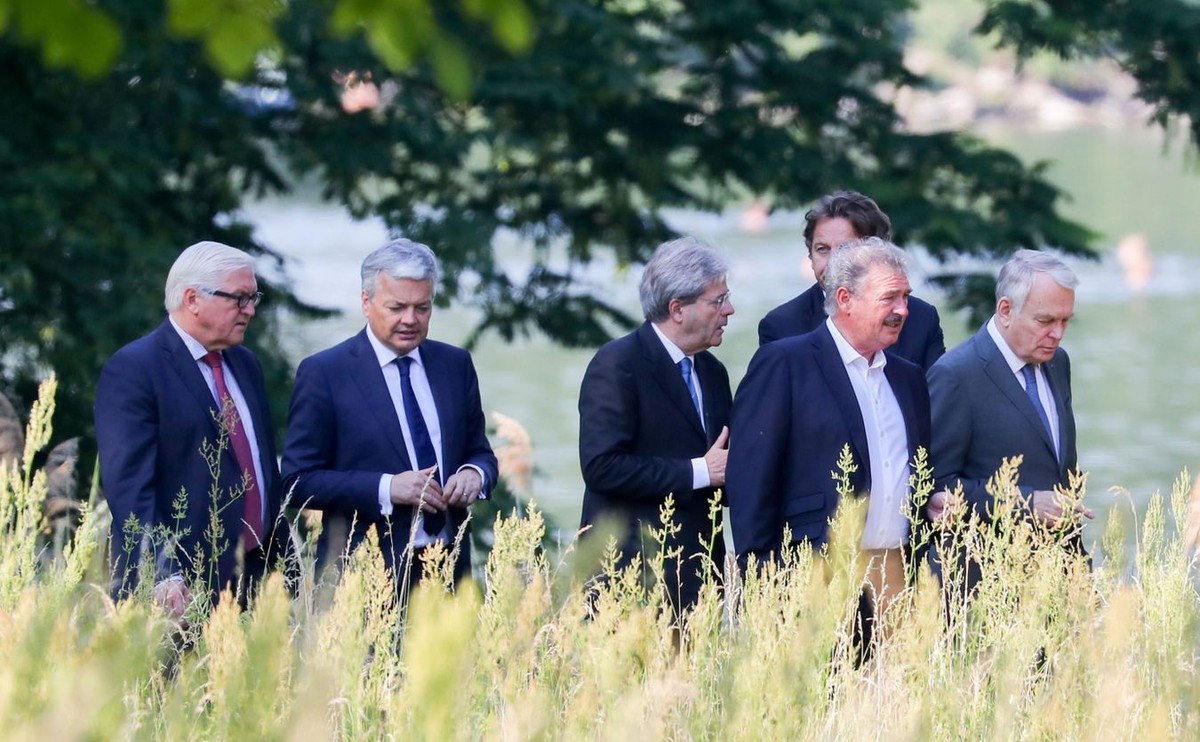 Spotkanie przedstawicieli 6 państw-założycieli UE