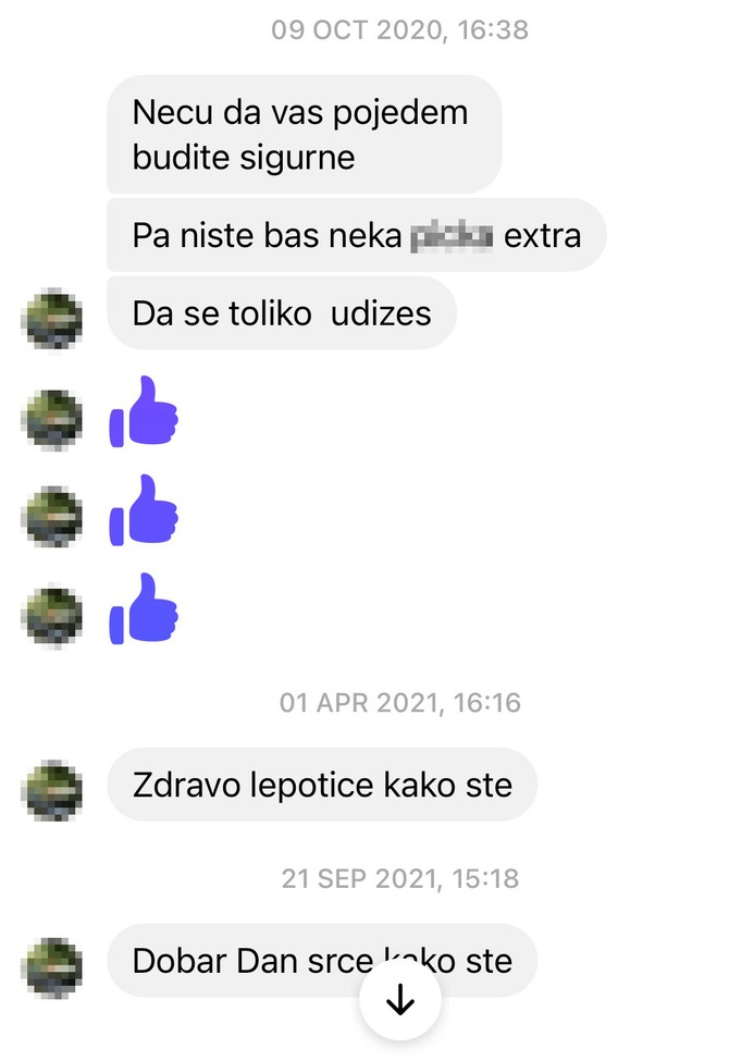Poruke u inboksima žena