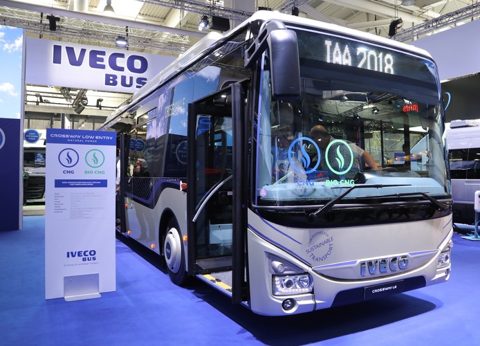 Autobus Iveco Crossway, napędzany gazem ziemnym (CNG)