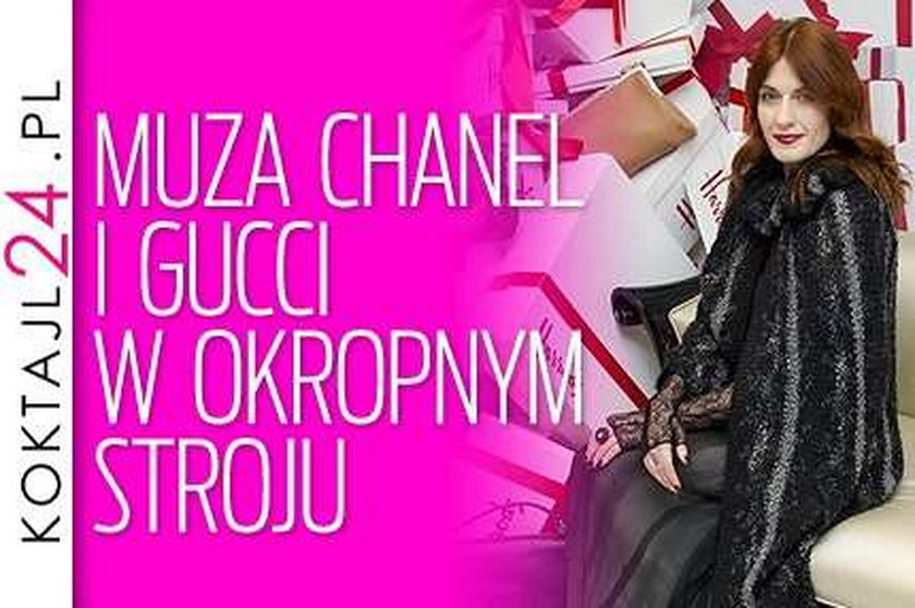 Muza Chanel i Gucci w okropnym stroju