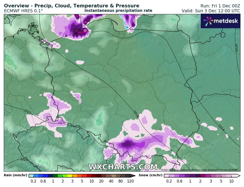 W niedzielę śnieg będzie słabszy, ale nie ustąpi