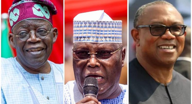 Obi, Tinubu, Atiku. [PM News]