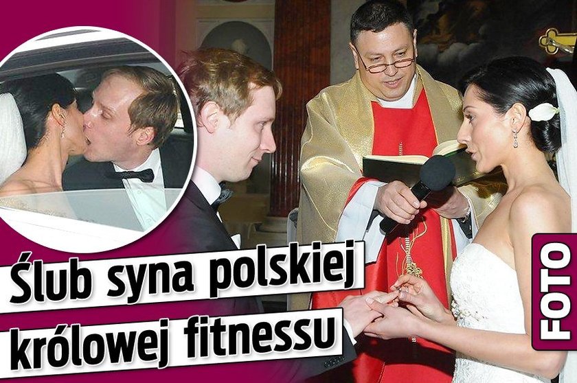 Ślub syna polskiej królowej fitnessu. Foto