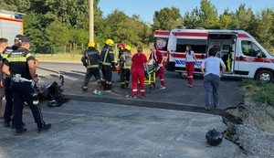 Saobraćajna nezgoda na starom putu za Kać