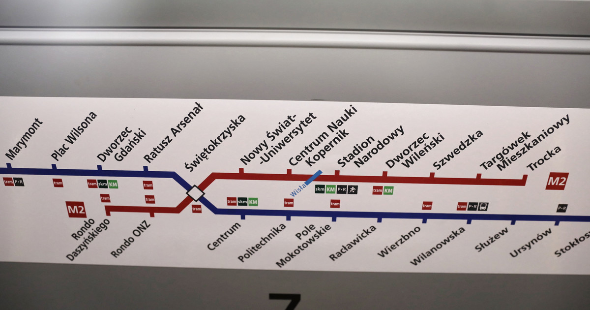 Warszawa: ruszył nowy fragment II linii metra - Wiadomości