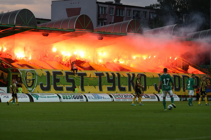 Mecz I ligi GKS Bełchatów - GKS Katowice
