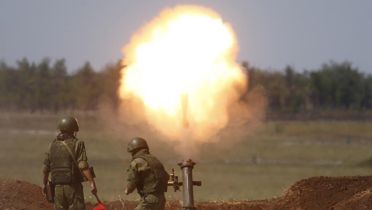Rosjanie ostrzeliwują ukraińskie pozycje