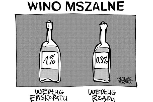 podatek na kos´cio´ł Wino mszalne