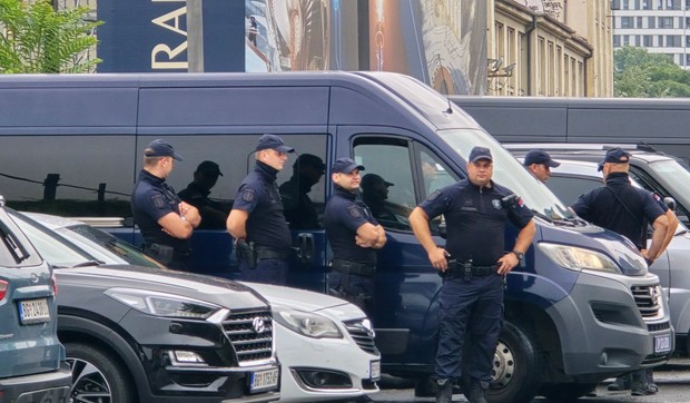 protest ispred Beogradskog sajma