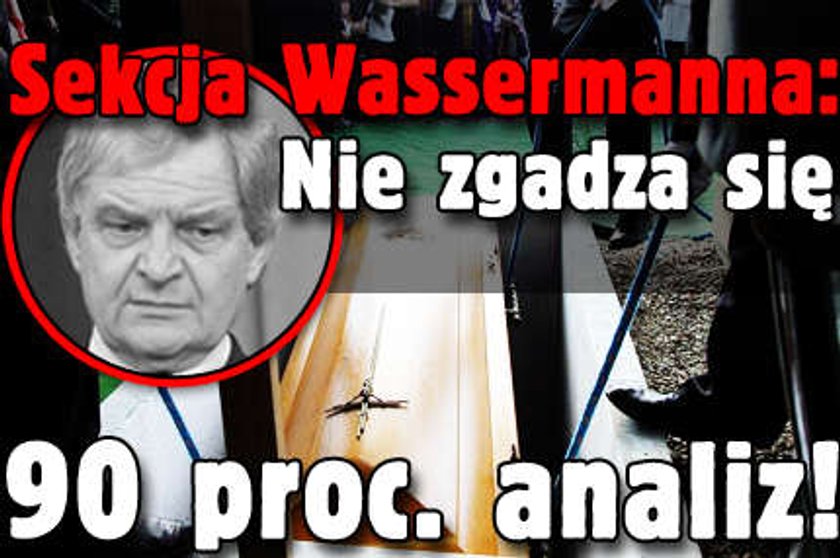 Sekcja Wassermanna: Nie zgadza się 90 proc. analiz!