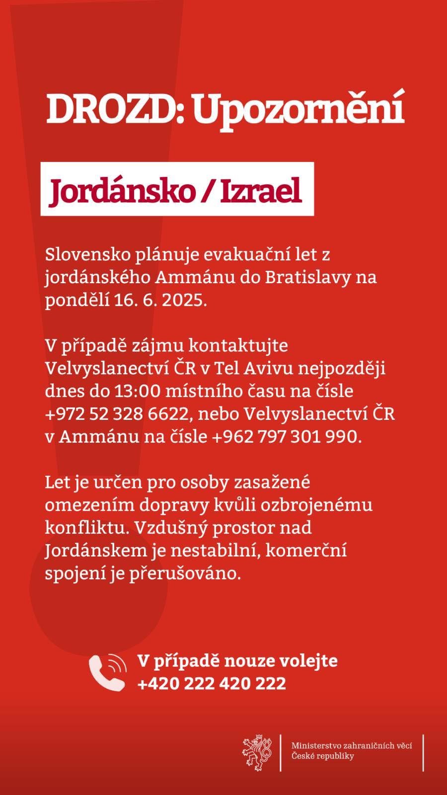 The Czech Republic writes about the evacuation summer.