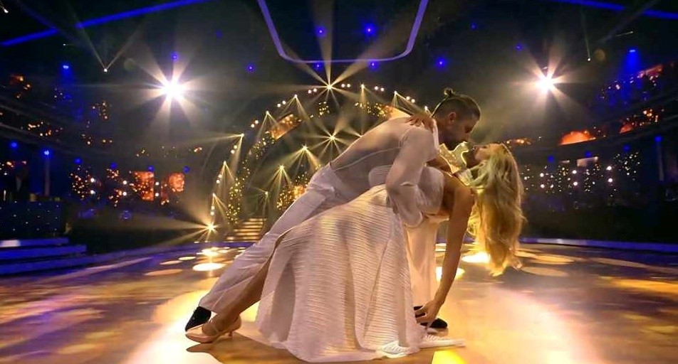 Peter Sagan a Eliška Lenčešová v Let's Dance.